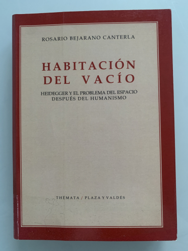 Portada del libro de HABITACIÓN DEL VACÍO