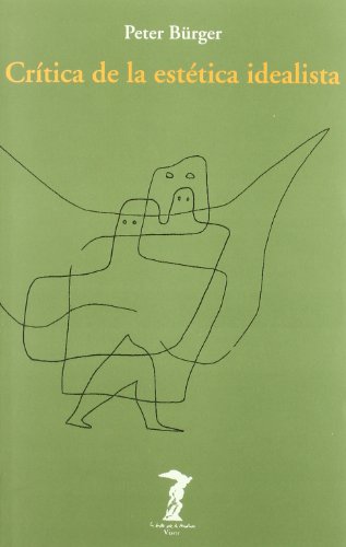 Portada del libro de CRÍTICA DE LA ESTÉTICA IDEALISTA
