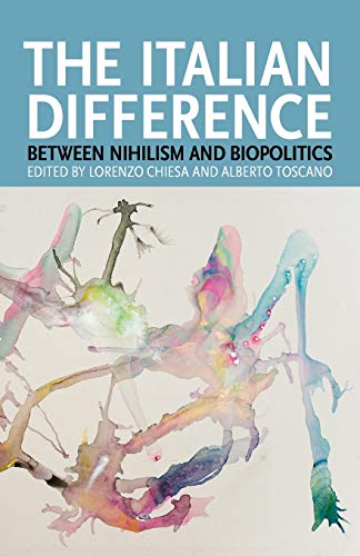 Portada del libro de THE ITALIAN DIFFERENCE: BETWEEN NIHILISM AND BIOPOLITICS