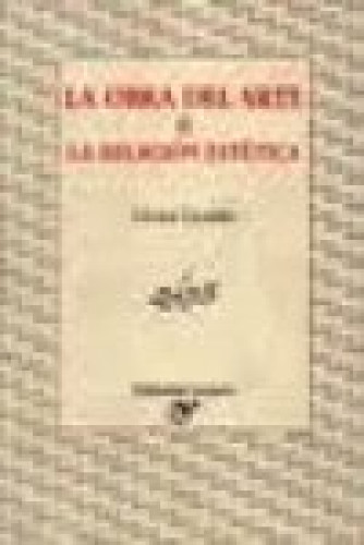 Portada del libro de LA OBRA DE ARTE II: LA RELACION ESTETICA, 