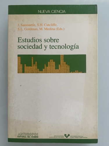 Portada del libro de ESTUDIOS SOBRE SOCIEDAD Y TECNOLOGÍA