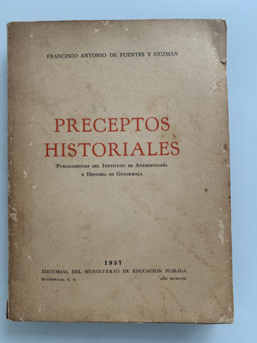 Portada del libro de PRECEPTOS HISTORIALES