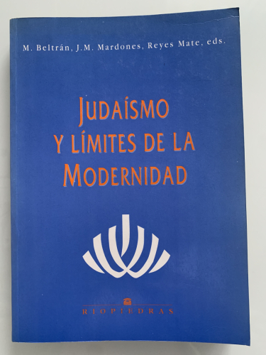 Portada del libro de JUDAÍSMO Y LÍMITES DE LA MODERNIDAD