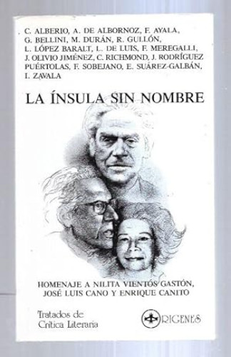 Portada del libro de LA ÍNSULA SIN NOMBRE