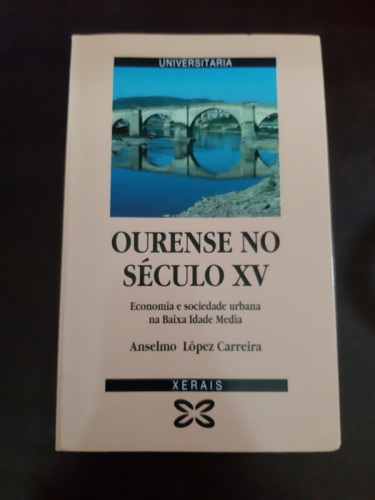 Portada del libro de Ourense no século XV