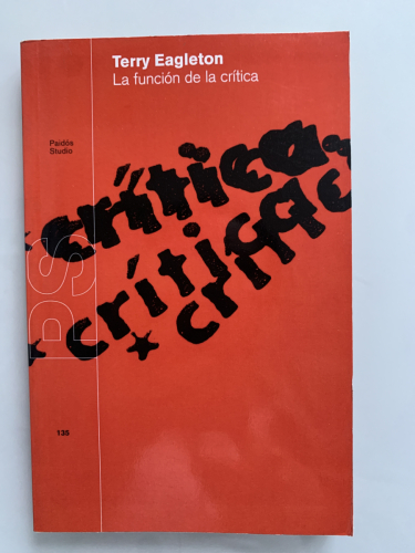 Portada del libro de LA FUNCIÓN DE LA CRÍTICA