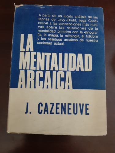 Portada del libro de La Mentalidad Arcaica
