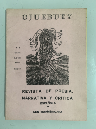 Portada del libro de Revista de poesía, narrativa y crítica española y centroamericana Nº3