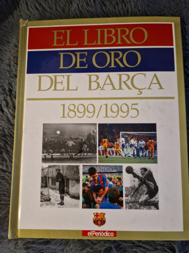 Portada del libro de El libro de oro del Barça 1899-1995