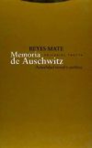 Portada del libro de Memoria de Auschwitz