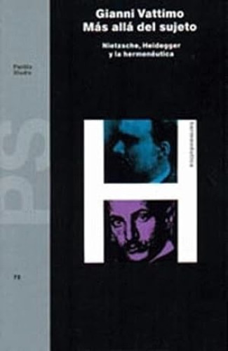 Portada del libro de Más allá del sujeto