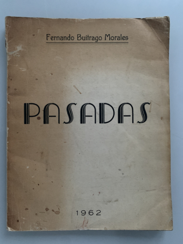 Portada del libro de PASADAS (Dedicado autor)