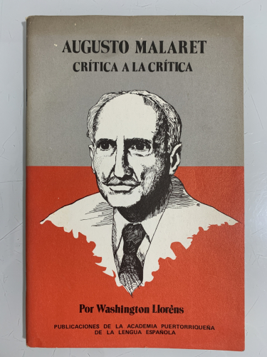 Portada del libro de AUGUSTO MALARET. CRÍTICA A LA CRÍTICA