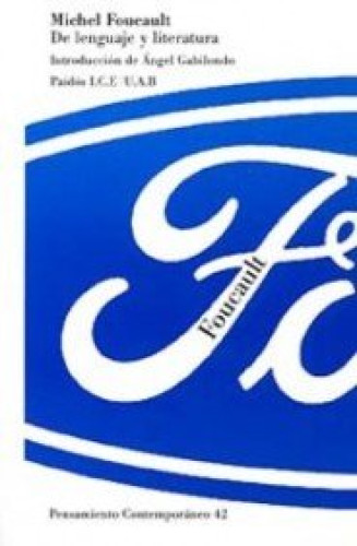 Portada del libro de De lenguaje y literatura