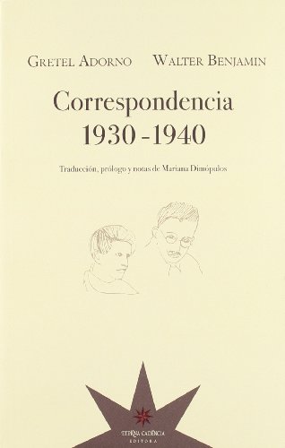 Portada del libro de Correspondencia 1930-1940