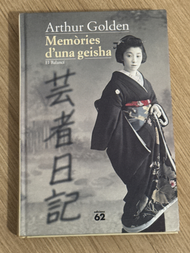 Portada del libro de Memòries d'una geisha