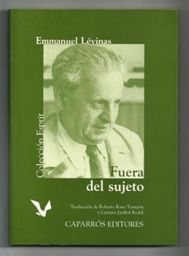 Portada del libro de FUERA DEL SUJETO