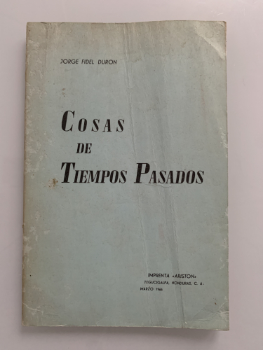 Portada del libro de COSAS DE TIEMPOS PASADOS