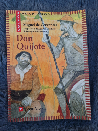 Portada del libro de Don Quijote (clásicos adaptados)