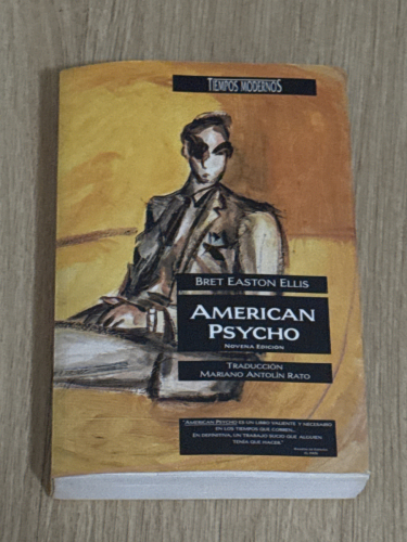 Portada del libro de American psycho