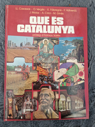 Portada del libro de Què és Catalunya (Primera edición)