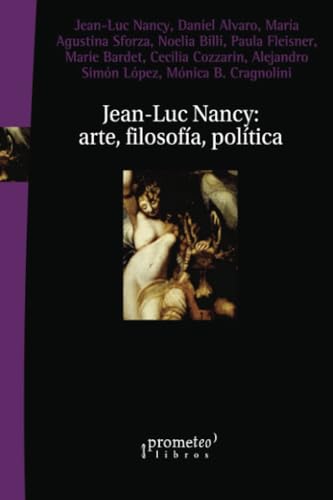 Portada del libro de Jean-Luc Nancy: arte, filosofía, política