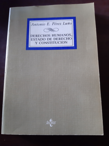 Portada del libro de DERECHOS HUMANOS, ESTADO DE DERECHO Y CONSTITUCIÓN 