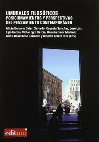Portada del libro de Umbrales Filosóficos