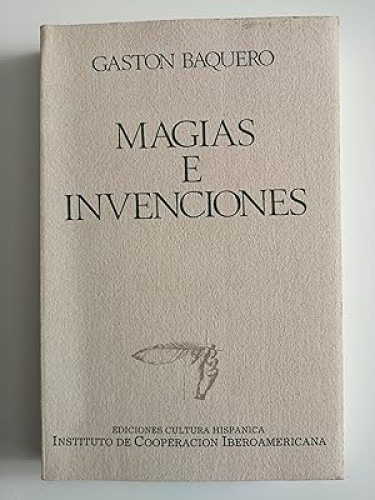 Portada del libro de MAGIAS E INVENCIONES
