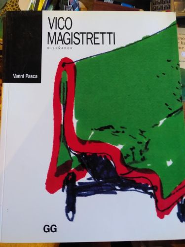 Portada del libro de Vico Magistretti. Diseñador