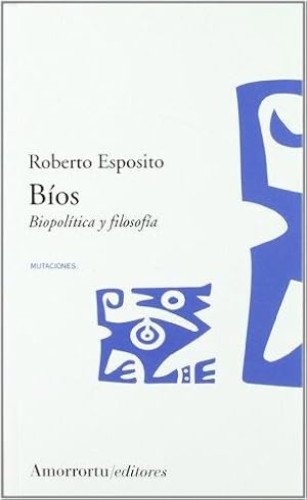Portada del libro de BIOS. Biopolítica y filosofía