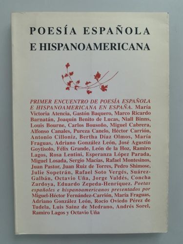 Portada del libro de POESÍA ESPAÑOLA E HISPANOAMERICANA