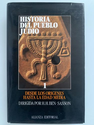 Portada del libro de HISTORIA DEL PUEBLO JUDÍO 1. DESDE LOS ORÍGENES HASTA LA EDAD MEDIA