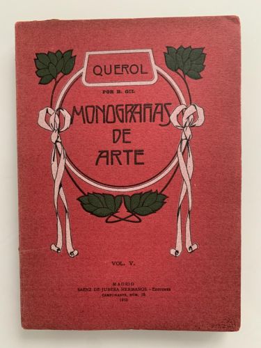 Portada del libro de MONOGRAFÍAS DE ARTE