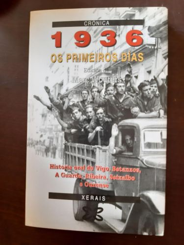 Portada del libro de 1936 OS PRIMEIROS DÍAS