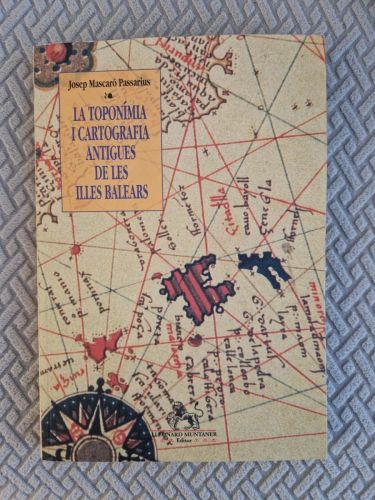 Portada del libro de La toponimia i cartografia antigues de les Illes Balears