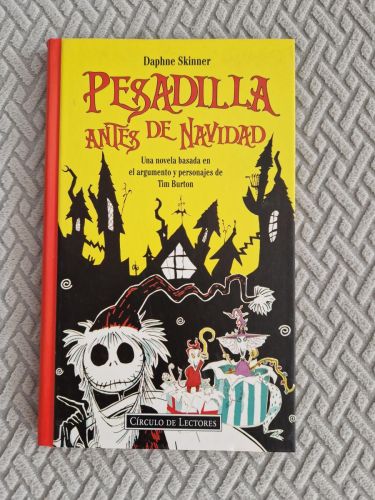 Portada del libro de Pesadilla Antes de Navidad