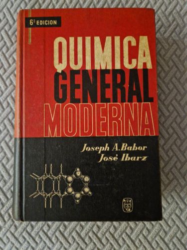 Portada del libro de Química general moderna. Una introducción a la Química física y a la Química descriptiva superior (Inorgánica,...