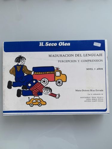 Portada del libro de MADURACIÓN DEL LENGUAJE. PERCEPCIÓN Y COMPRENSIÓN. Nivel 5 años
