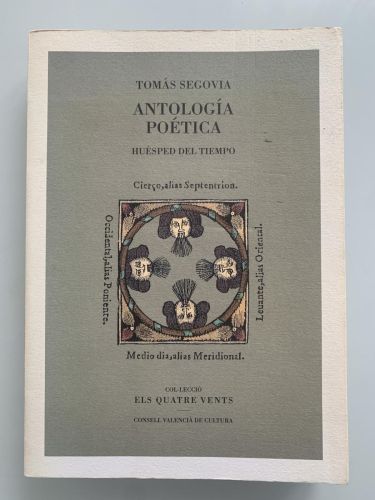 Portada del libro de ANTOLOGÍA POÉTICA. Huésped del tiempo