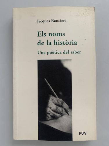 Portada del libro de ELS NOMS DE LA HISTÒRIA. Una poètica del saber