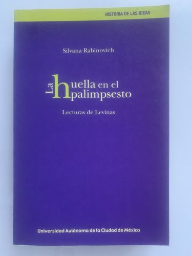 Portada del libro de LA HUELLA EN EL PALIMPSESTO. Lecturas de Levinas