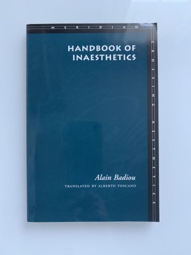 Portada del libro de HANDBOOK OF INAESTHETICS