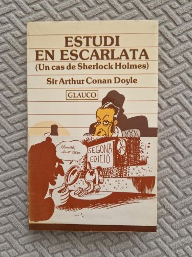 Portada del libro de Estudi en escarlata (Un cas de Sherlock Holmes)