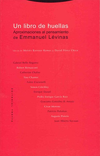 Portada del libro de UN LIBRO DE HUELLAS. Aproximaciones al pensamiento de Emmanuel Lévinas
