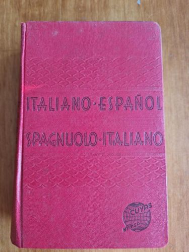 Portada del libro de Diccionario Cuyàs Italiano - Español, Spagnuolo - Italiano