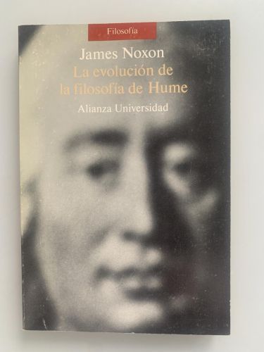 Portada del libro de LA EVOLUCIÓN DE LA FILOSOFÍA DE HUME