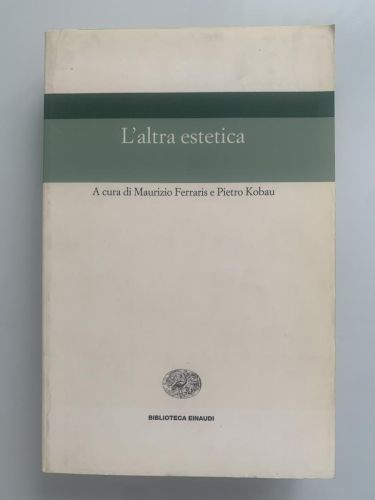 Portada del libro de L'ALTRA ESTETICA