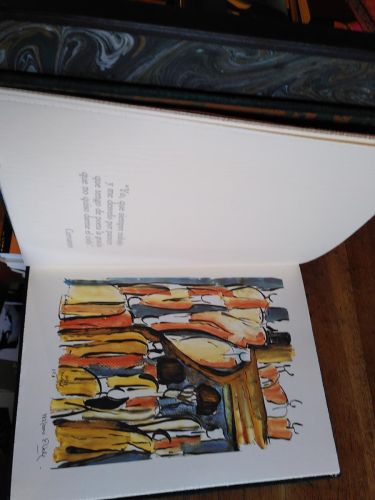 Portada del libro de CARA Y CRUZ. Fragmentos de autores españoles del siglo XVII con acuarelas de Elisa Vela