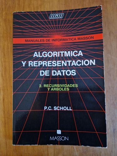 Portada del libro de Algorítmica y representación de datos. Tomo 2: Recursividades y árboles. 
